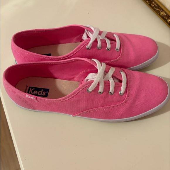 Keds Champion Canvas Neon Washable Sneaker - Picture 2 of 5